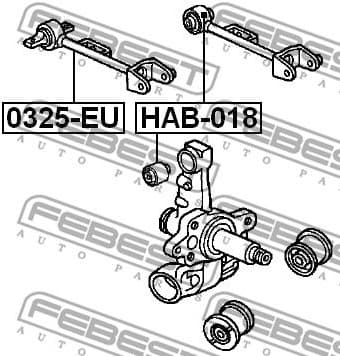 Control/Trailing Arm, wheel suspension 0325-EU - image 2