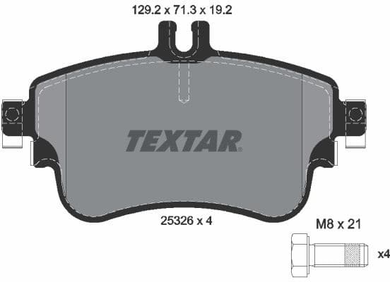 Brake Pad Set, disc brake Q+ 2532601