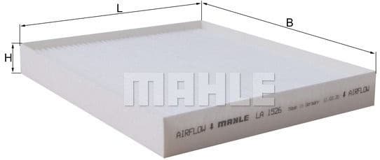 Filter, cabin air LA1526