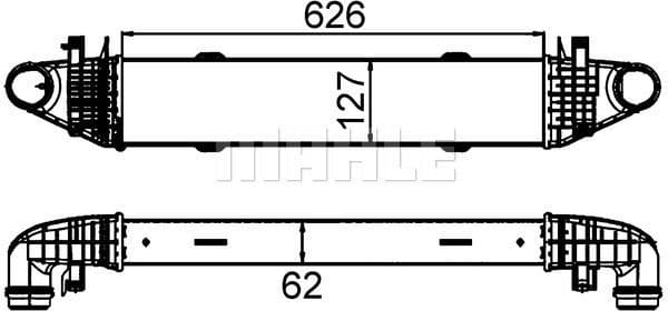 Charge Air Cooler BEHR CI 428 000S
