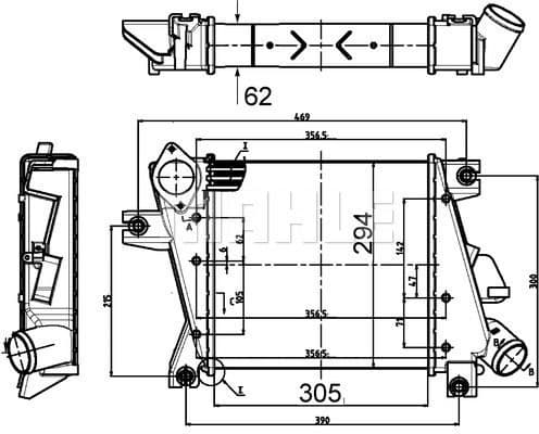 Charge Air Cooler BEHR CI 508 000S