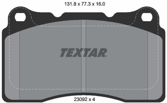 Brake Pad Set, disc brake Q+ 2309203