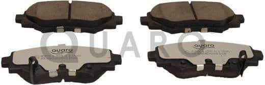 Brake Pad Set, disc brake QUARO SILVER CERAMIC QP1609C