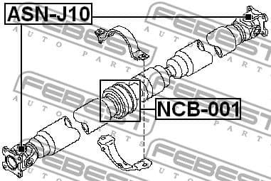 Joint, propshaft ASN-J10 - image 2