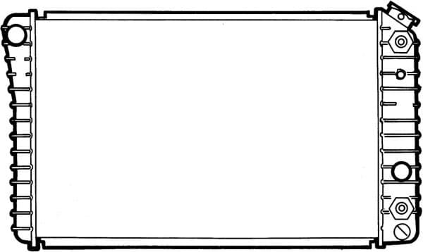 Radiator, engine cooling 50309