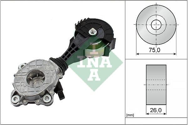 Belt Tensioner, V-ribbed belt 534 0426 10
