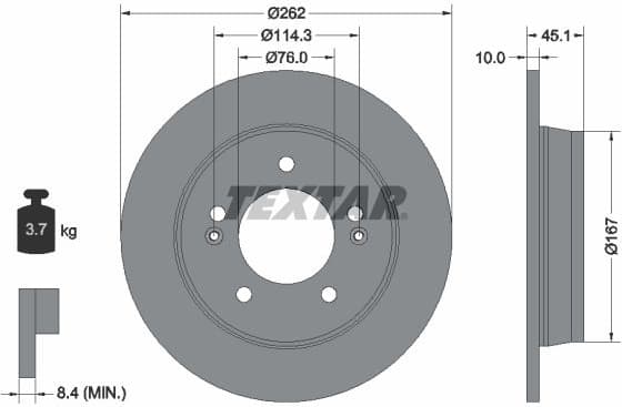 Brake Disc PRO 92240003