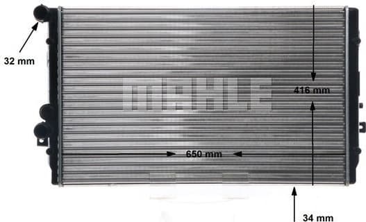 Radiator, engine cooling BEHR CR 854 001S - image 11