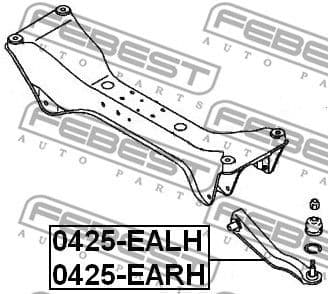 Control/Trailing Arm, wheel suspension 0425-EALH - image 2