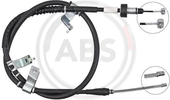 Cable Pull, parking brake K10043