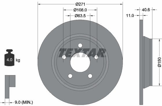 Brake Disc PRO 92303503