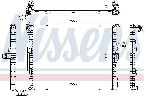 Radiator, engine cooling 606514 - image 5
