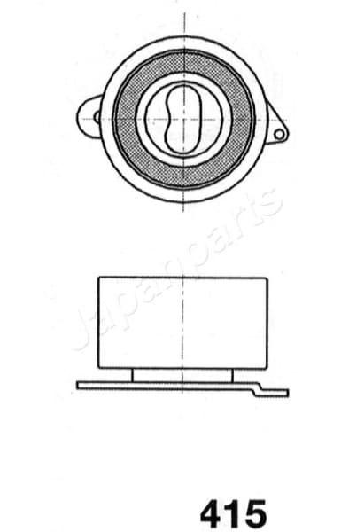 Tensioner, timing belt BE-415 - image 2
