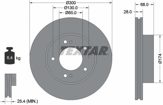 Brake Disc PRO 92203003