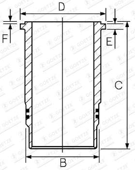 Cylinder Liner 14-400510-00