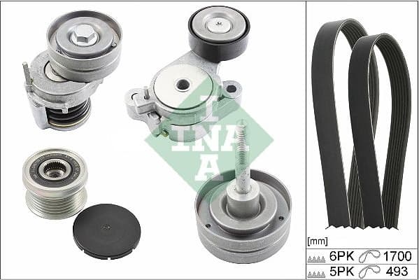 V-ribbed Belt Set 529 0519 20