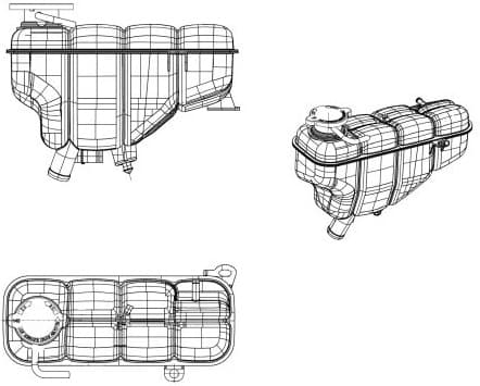 Expansion Tank, coolant EASY FIT 454037