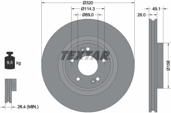 Brake Disc PRO 92281803