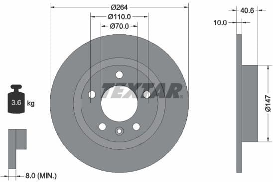 Brake Disc PRO 92186403