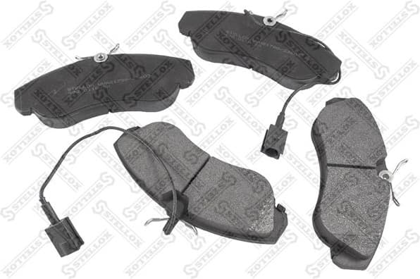 Brake Pad Set, disc brake 498 011B-SX