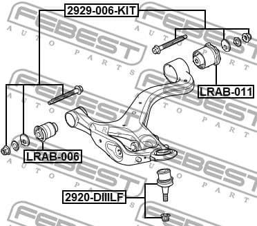Camber Correction Screw Set 2929-006-KIT - image 2