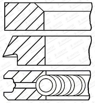 Piston Ring Set 08-704400-00