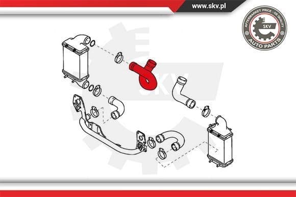 Charge Air Hose 24SKV638 - image 4