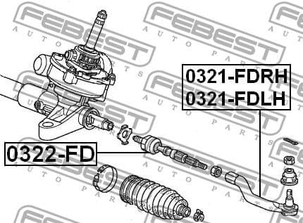 Tie Rod End 0321-FDRH