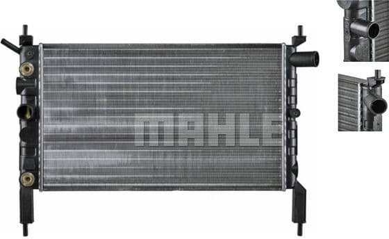 Radiator, engine cooling BEHR CR 1492 000S