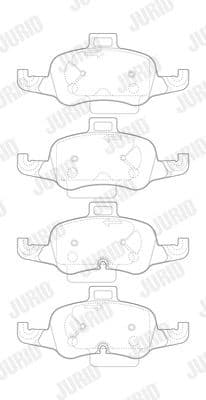 Brake Pad Set, disc brake 573786J