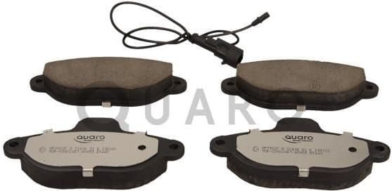 Brake Pad Set, disc brake QUARO SILVER CERAMIC QP7932C