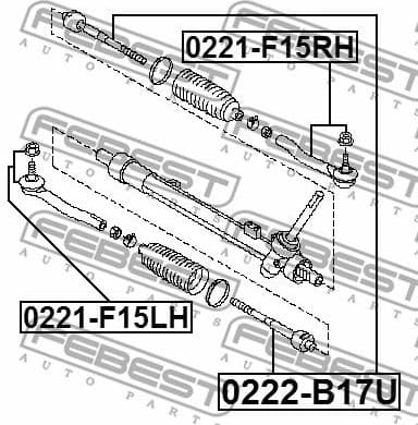 Inner Tie Rod 0222-B17U - image 2