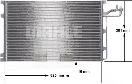 Condenser, air conditioning BEHR AC 551 001S - image 12