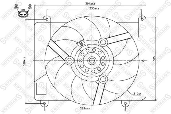Fan, engine cooling 29-99059-SX