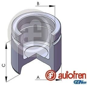 Piston, brake caliper D025375