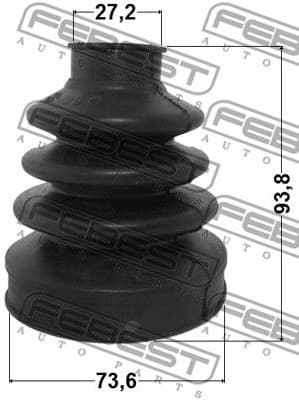 Bellow, drive shaft 1615-203 - image 2