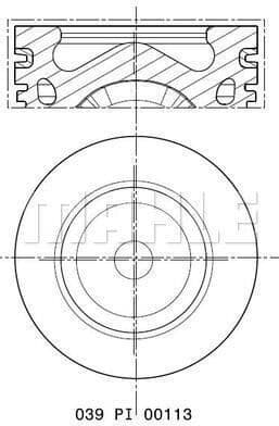 Piston 039 PI 00113 010