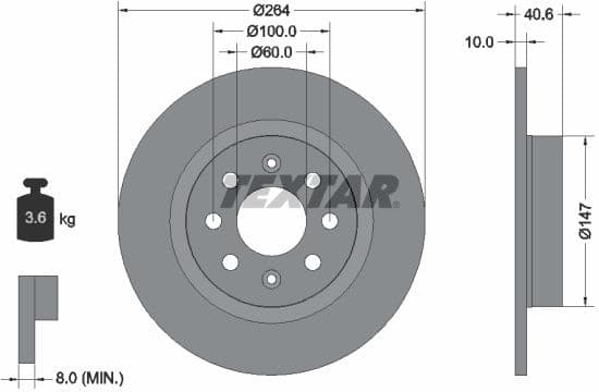 Brake Disc PRO 92145903