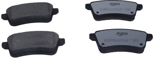 Brake Pad Set, disc brake QUARO SILVER CERAMIC QP0015C