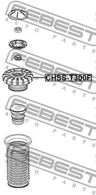 Repair Kit, suspension strut support mount CHSS-T300F - image 2