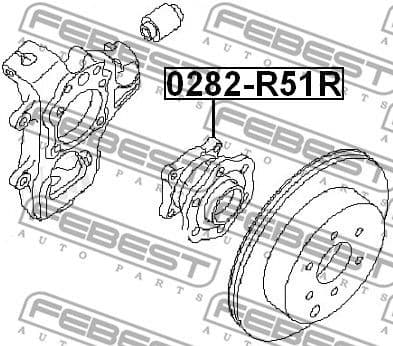 Wheel Hub 0282-R51R - image 2