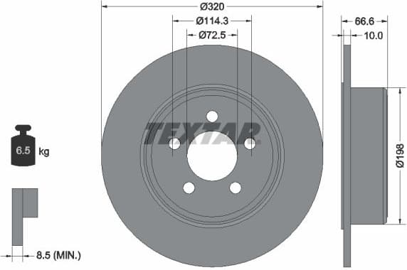 Brake Disc PRO 92234803