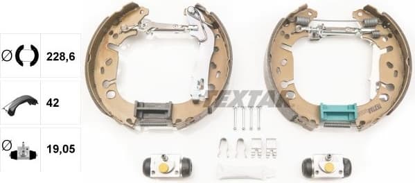 Brake Shoe Set Shoe Kit Pro 84065402