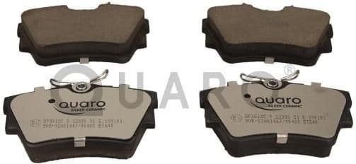 Brake Pad Set, disc brake QUARO SILVER CERAMIC QP3612C