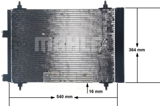 Condenser, air conditioning BEHR AC 315 000S - image 12
