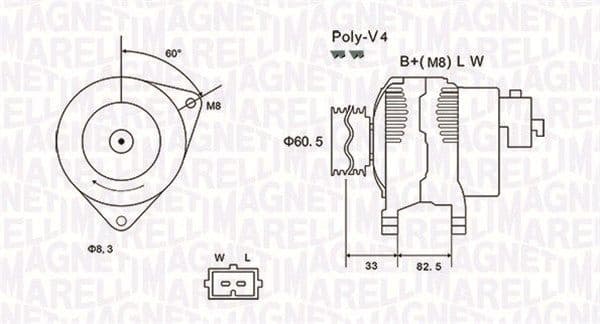 Alternator 063731317010