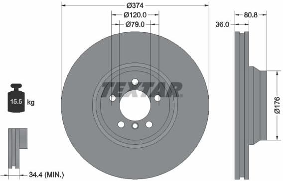 Brake Disc PRO 92123003