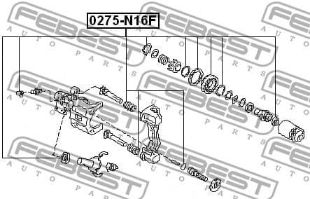 Repair Kit, brake caliper 0275-N16F - image 2