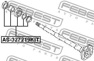 Bearing, drive shaft AS-327219KIT - image 2