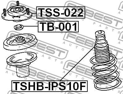Suspension Strut Support Mount TSS-022 - image 2